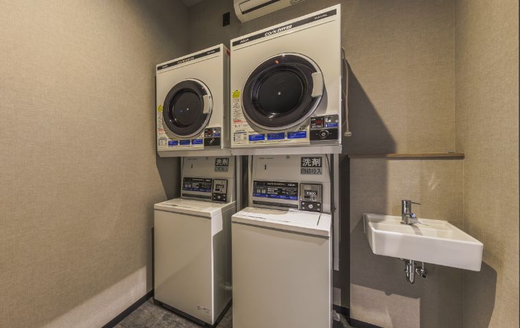 館内のランドリースペース